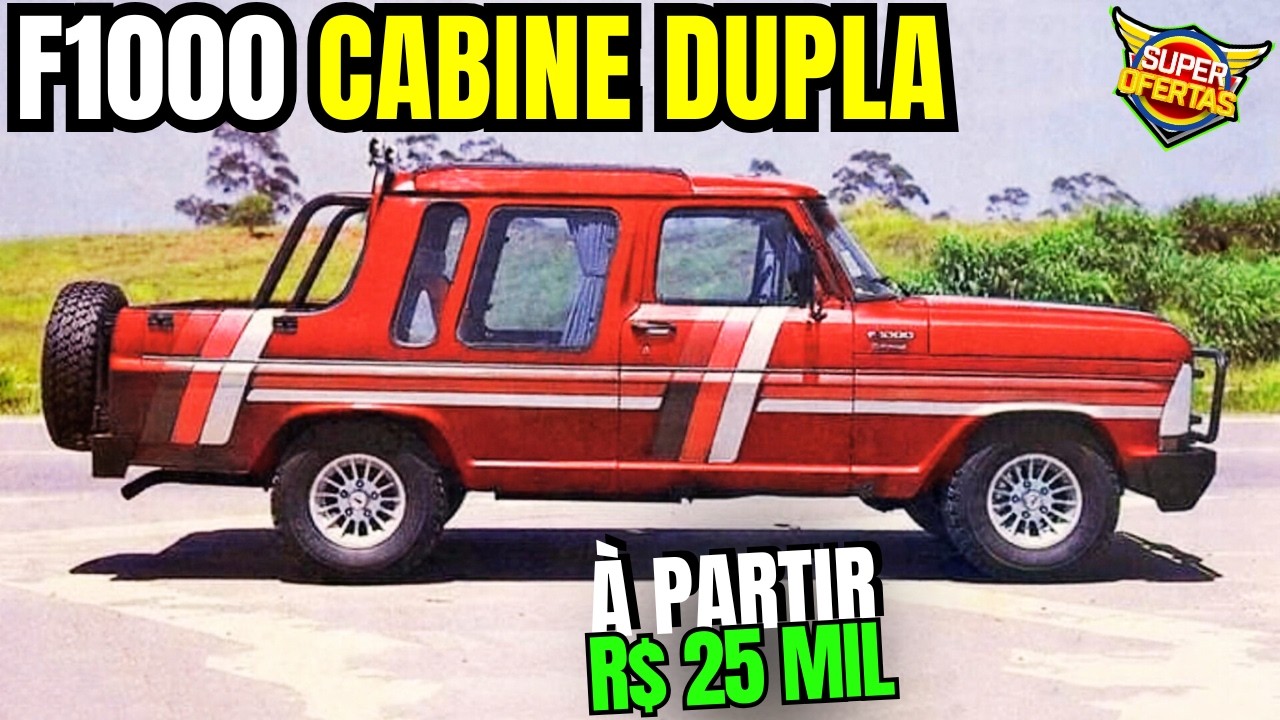 BORA DE FORD F1000 CABINE DUPLA NO PRECINHO à PARTIR DE 25 MIL #f1000 #cabinedupla #pickup