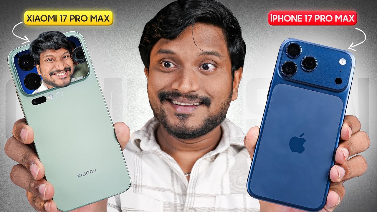 Xiaomi 17 Pro Max VS iPhone 17 Pro Max || Best Tech In Telugu ||