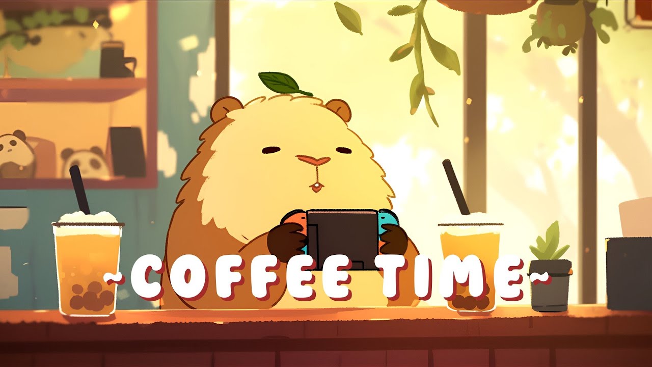 [1 Hour] Capybara Music Lab | Ambient Study Beats Mix 🎵 💫