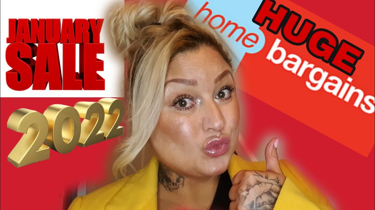 Huge End Of January sales Home Bargains Haul 2022
