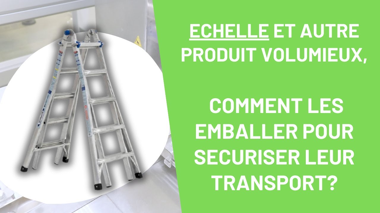 BP1102AS FARDELEUSE AUTOMATIQUE AVEC ENTREE EN LIGNE - Emballage d'échelles.