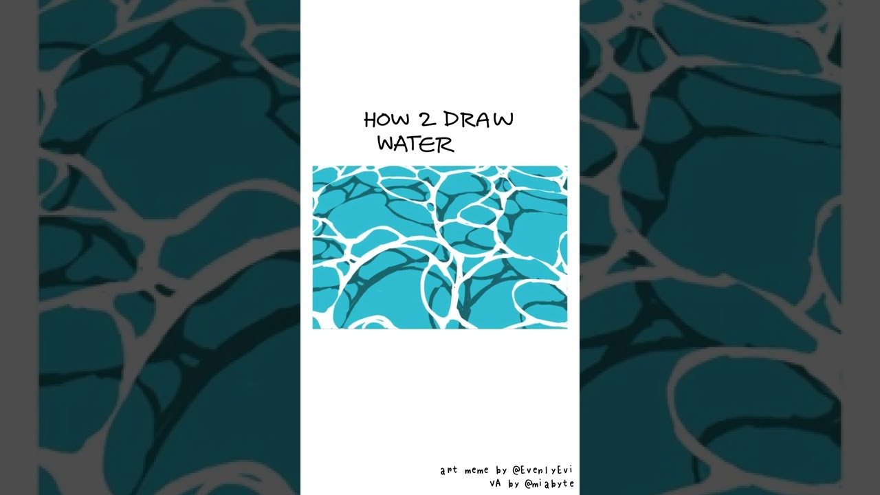 a serious water tutorial #shorts #voiceacting #memes #funny
