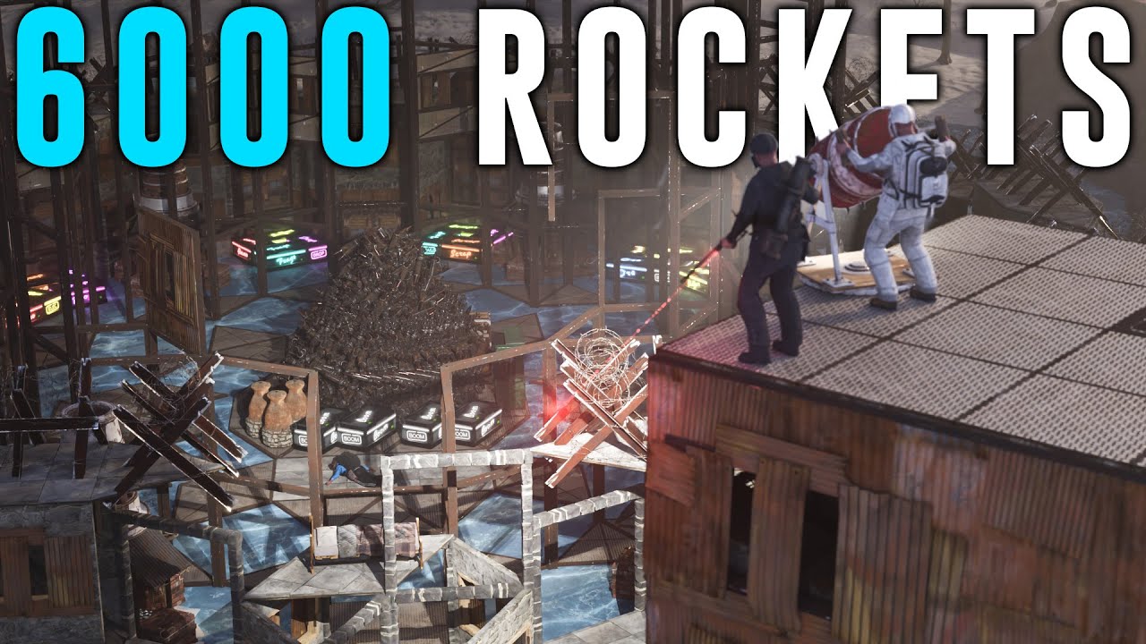 We COMBINED the 2 BEST Monuments to Shoot 6000 ROCKETS in 4 Days - Atlas 2x Medium