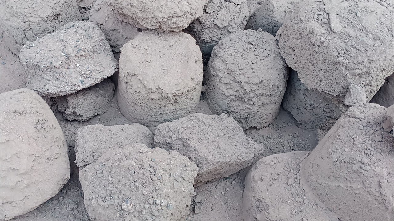 ASMR: Sand Mud Concrete Crumbling Smashing On Floor #asmr #clay #satisfying