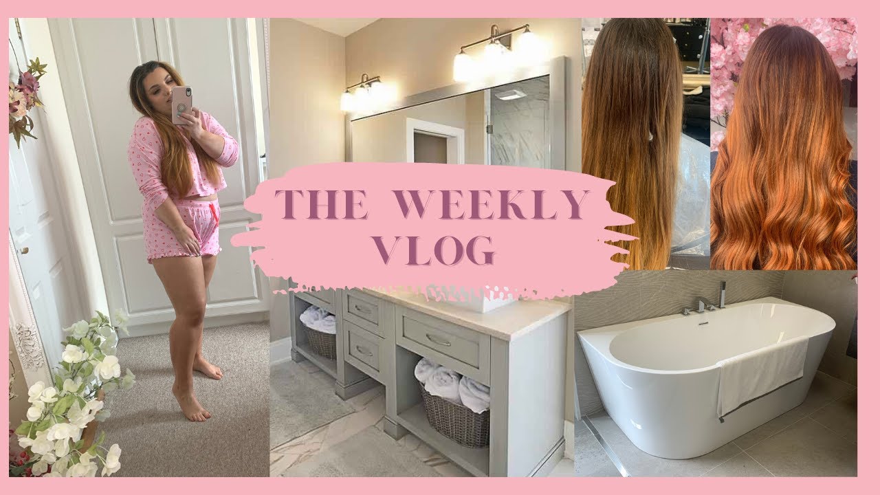 Getting My Hair Done & Bathroom Shopping! The Weekly Vlog #17