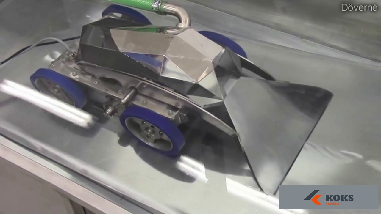 Underwater Cleaning Robot Suction In Water | KOKS Robotics