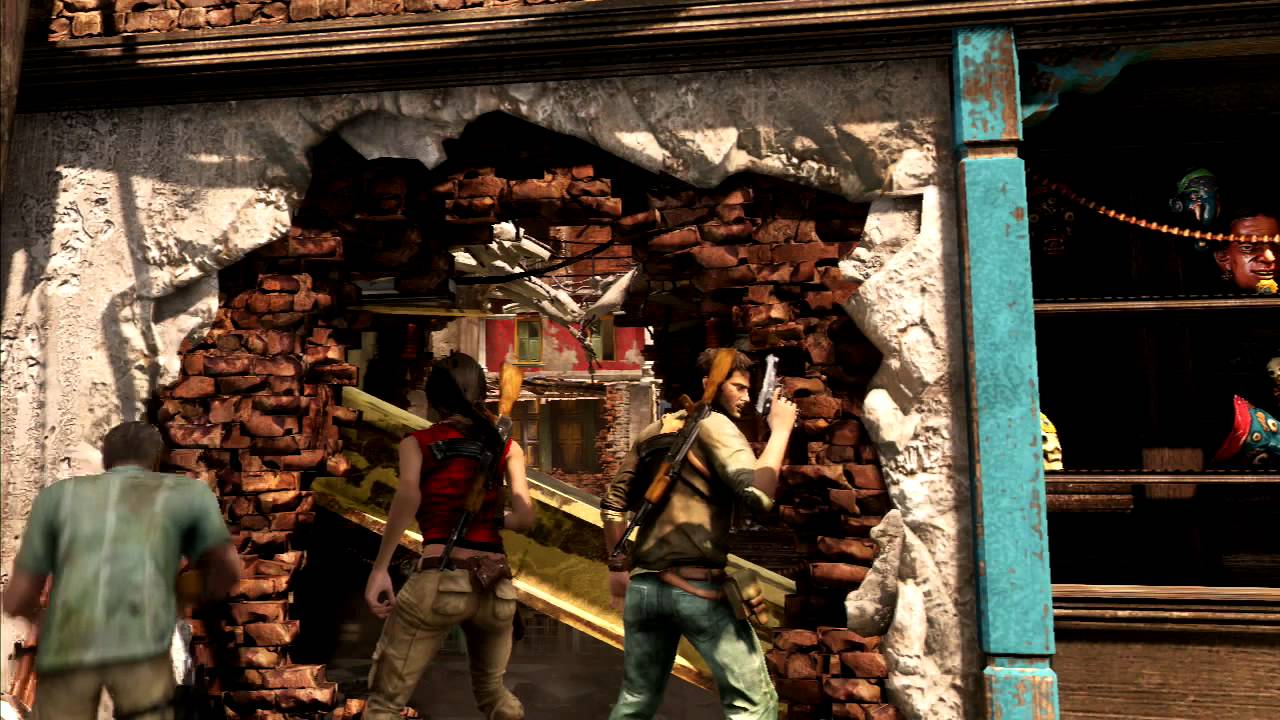 Кооперативный многопользовательский игровой процесс Uncharted 2 №1