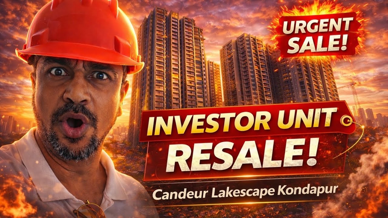 Candeur Lakescape Kondapur | Investor 3.5 BHK Flat Walkthrough | Premium High Rise Living, Hyderabad