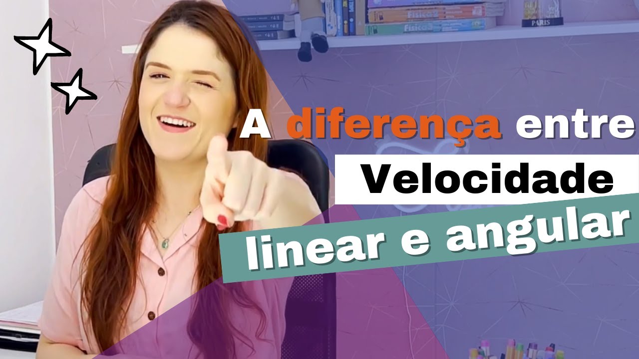 A diferença entre Velocidade linear e angular - cinemática.