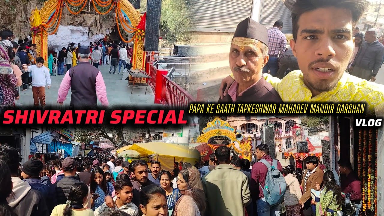 Shivratri Special 🛕 Papa ke Saath Tapkeshwar Mahadev Mandir Darshan | Maha Shivratri Vlog 2026