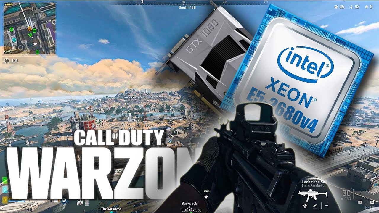 RODA BEM? CALL OF DUTY: WARZONE no XEON E5 2680 V4 + GTX 1050!