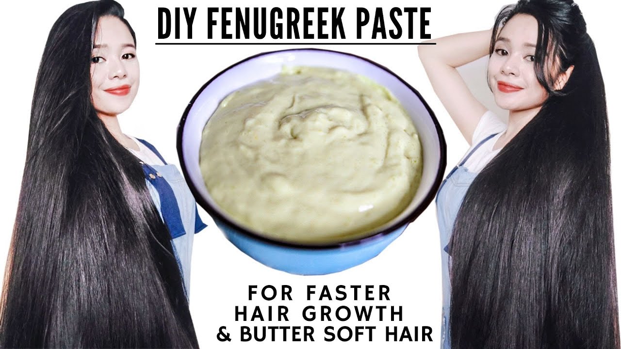How To Make Fenugreek Paste For Extreme Hair Growth & Natural Hair Conditioner for Softer Hair
