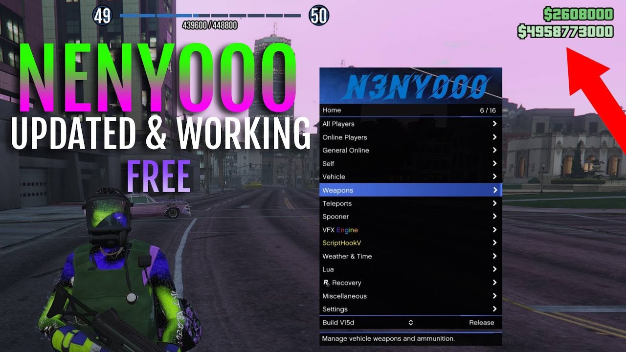 Nenyooo Mod Menu GTA 5 Enhanced – Showcase & Tutorial (Free)