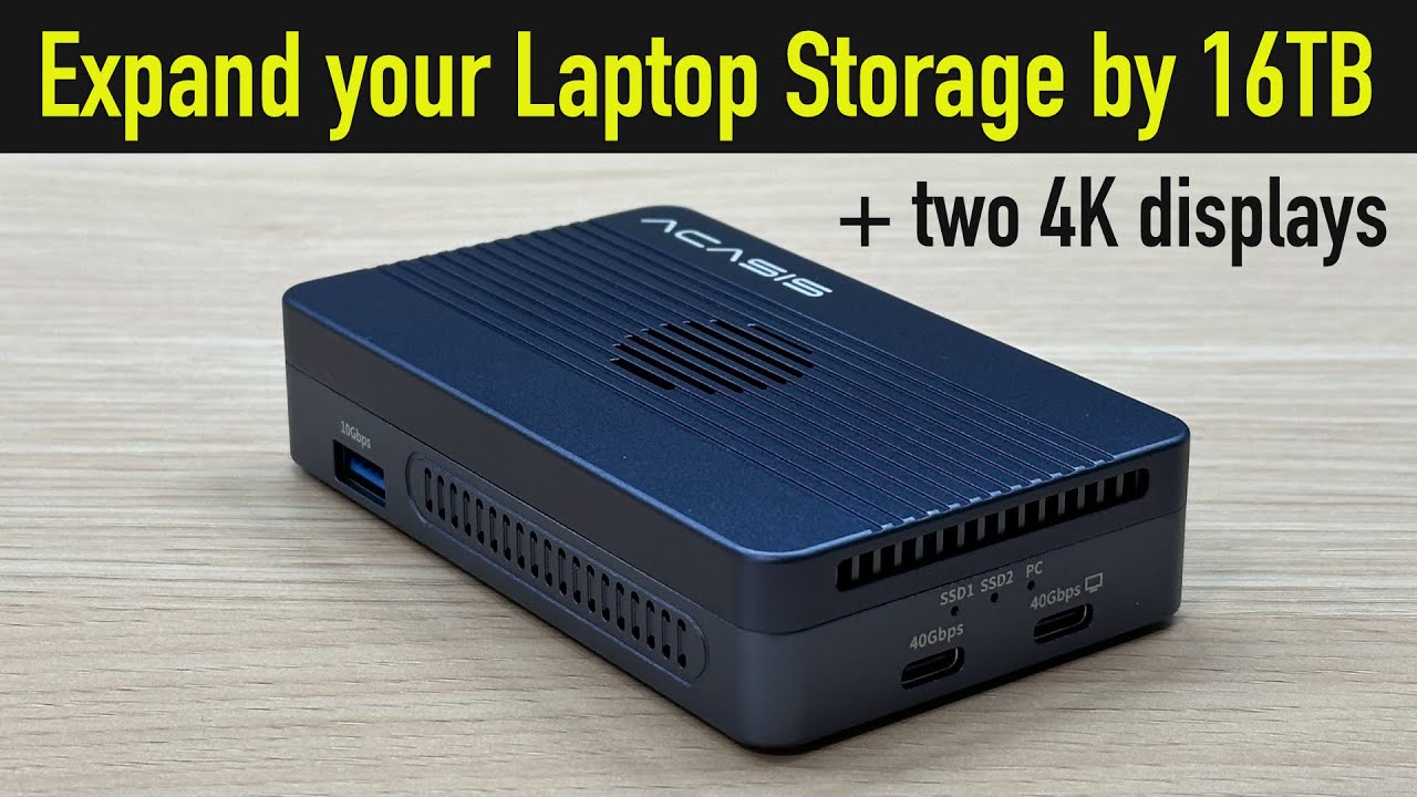Обзор ACASIS TBU405 Pro Max [корпус SSD и док-станция в комплекте]