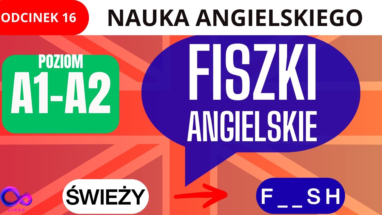 FISZKI - Skuteczna nauka angielskich słówek / poziom A1-A2 / Angielski dla każdego - odcinek 16