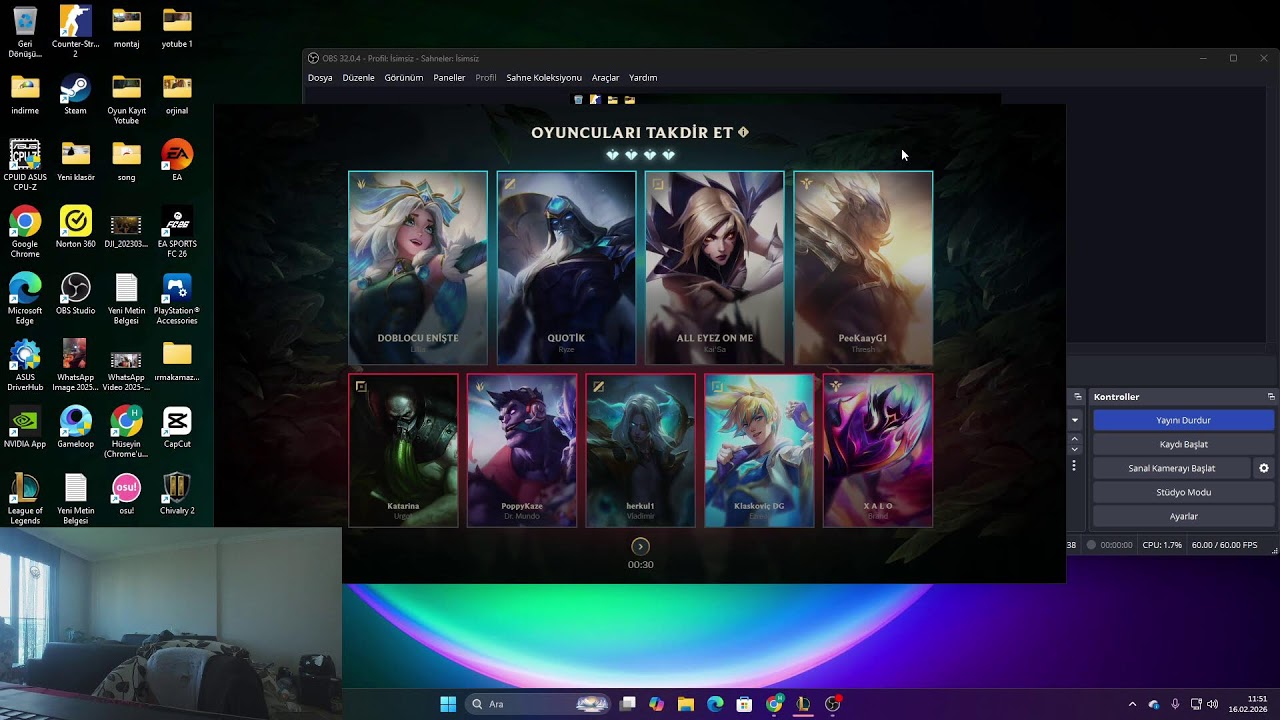 league of legends ranked TR