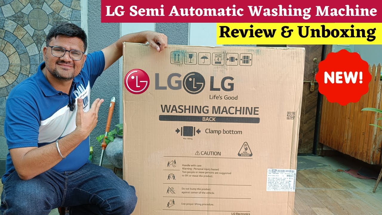 LG Semi Automatic Washing Machine Unboxing Review Installation ⚡Best Semiautomatic Washing Machine