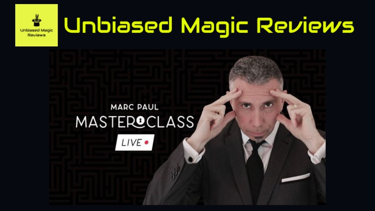 Requested Magic Review - Marc Paul Masterclass Lecture