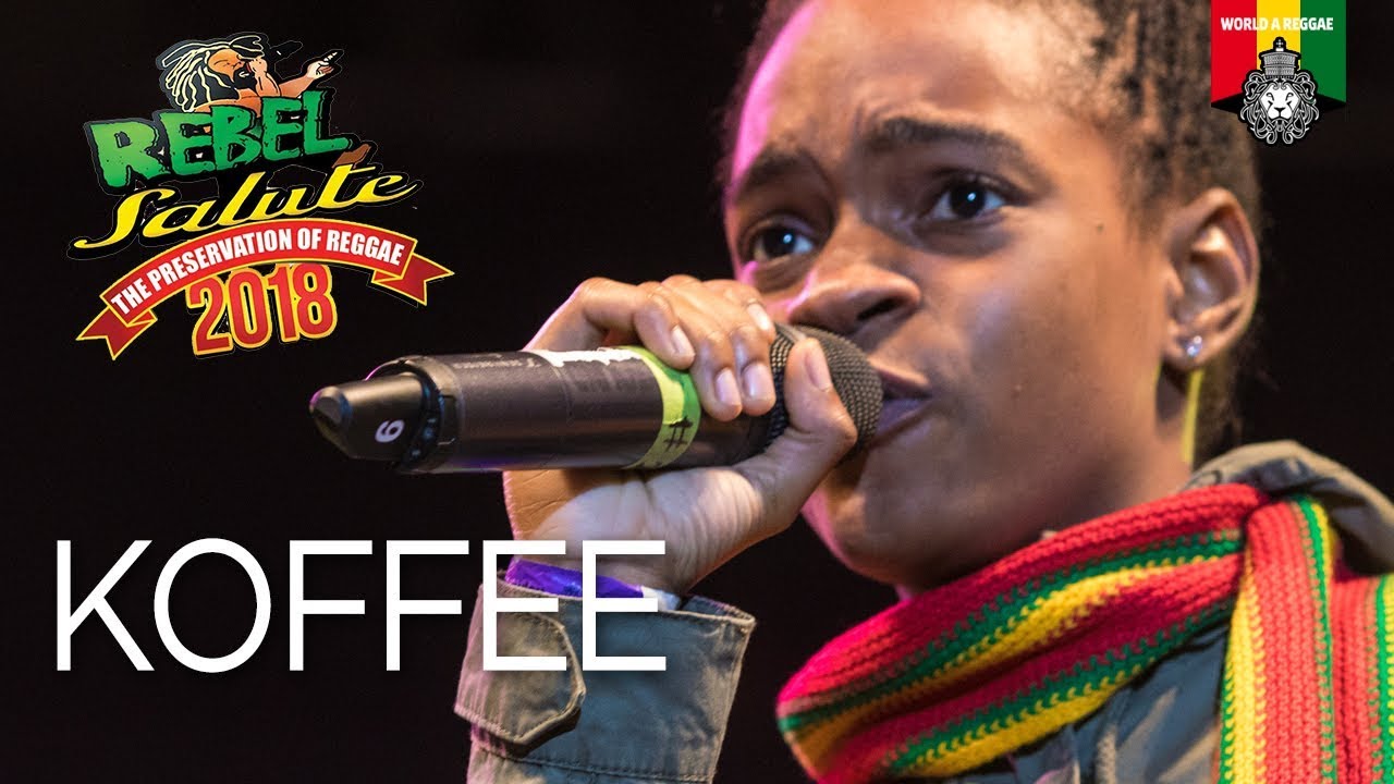 KOFFEE Introduced by Cocoa Tea at Rebel Salute 2018