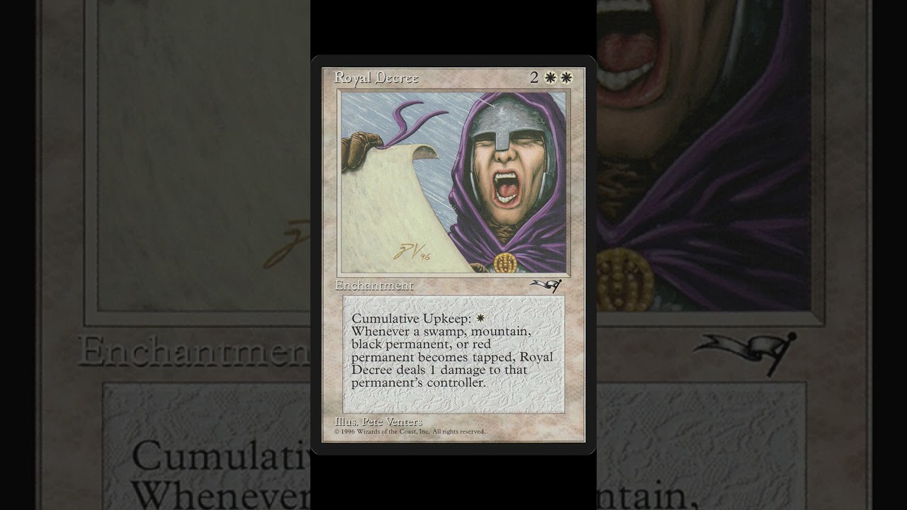 The Reserved List is Stupid 113: Royal Decree #mtg #mtgedh #mtgcommander #reservedlist #mtgmemes
