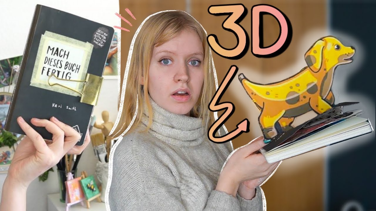 Dieses Buch wird immer verrückter! - Künstlerin versucht MACH DIESES BUCH FERTIG