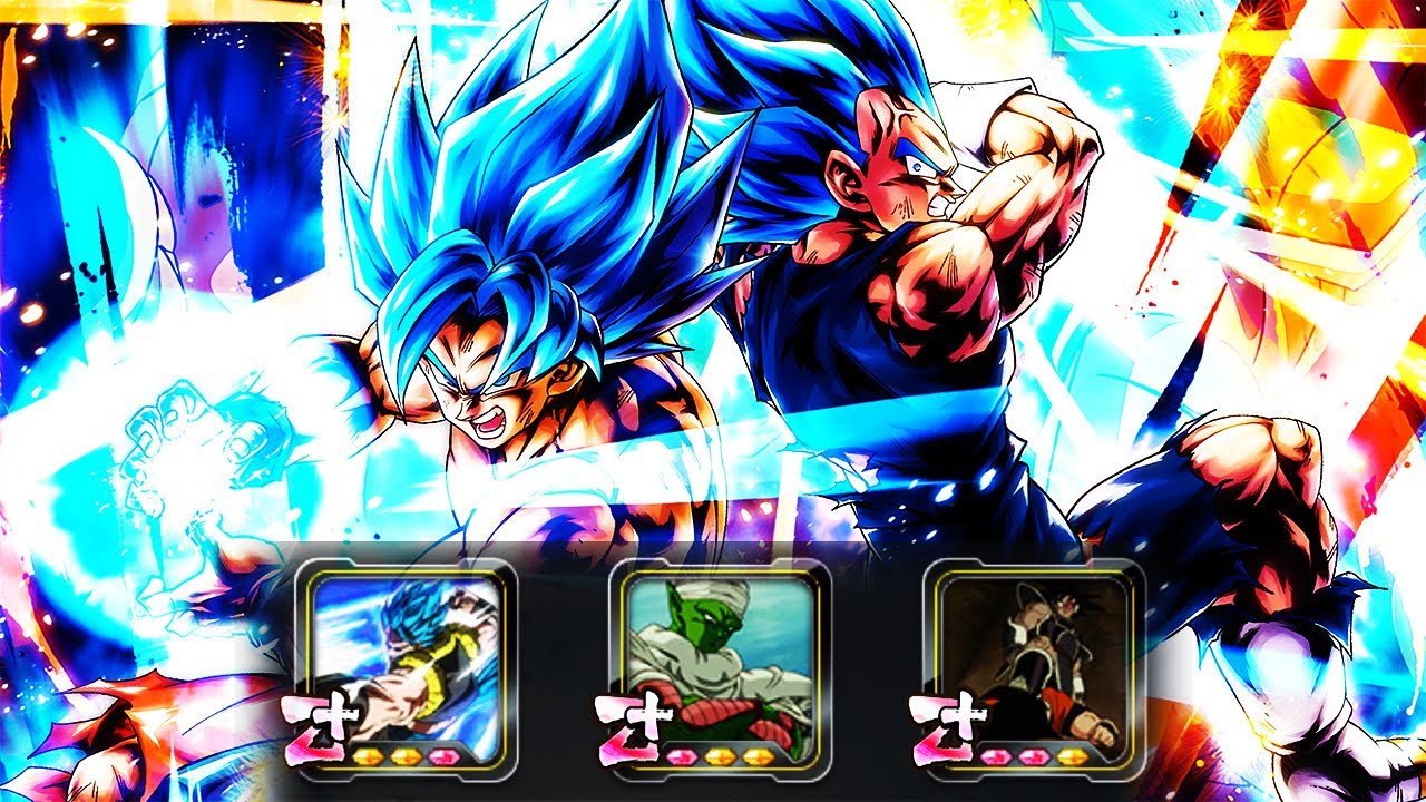 TRIPLE PLAT LF BLUE GOKU & VEGETA