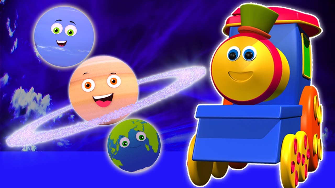 বব ট্রেন | গ্রহ গান | সৌর সিস্টেম | গ্রহ শিখতে | Bob The Train | Planets Song | Solar System Song