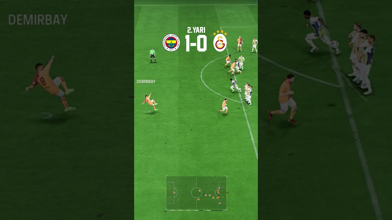 FENERBAHÇE - GALATASARAY DERBİ MAÇINI SİMÜLE ETTİK! // FC 24