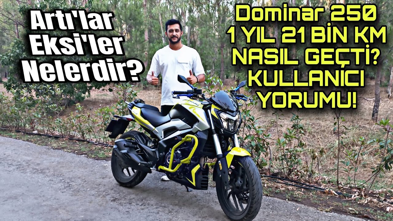 DOMİNAR D250 İNCELEME!//21BİN KM KULLANICI YORUMU !! Artıları eksileri nelerdir ? Alınır mı?