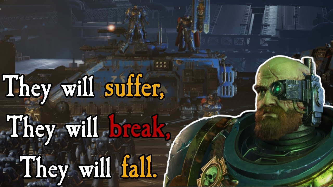 Captain Acheran's Hanger Speech | Warhammer 40K: Space Marine 2