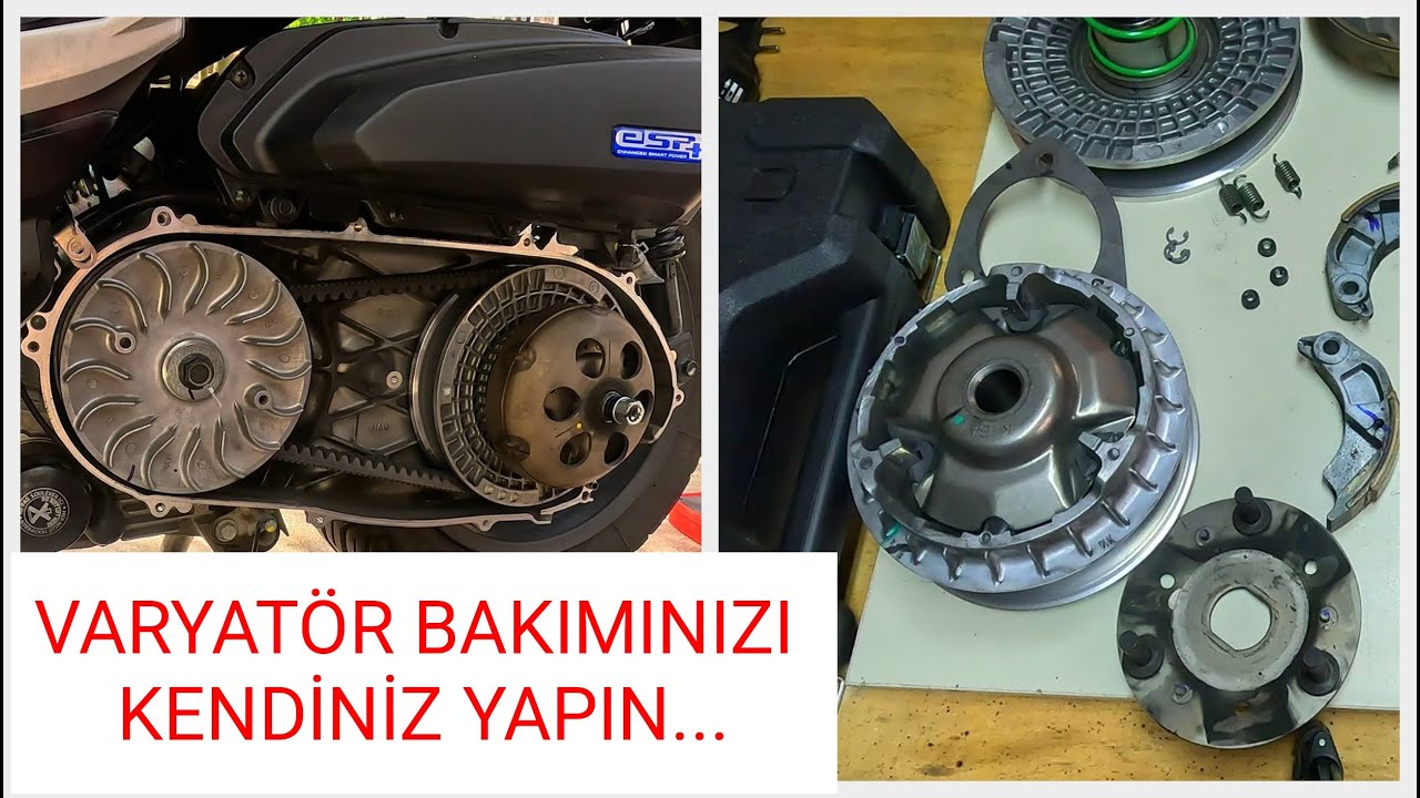 FORZA 250 DETAYLI VARYATÖR BAKIMI / DETAYLI VARYATÖR BAKIMI / Honda FORZA 250 VARIATOR MAINTENANCE
