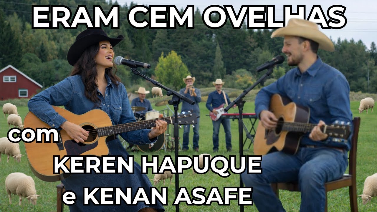 🎵 Eram Cem Ovelhas | Hino Tradicional Cristão | Versão Country Gospel