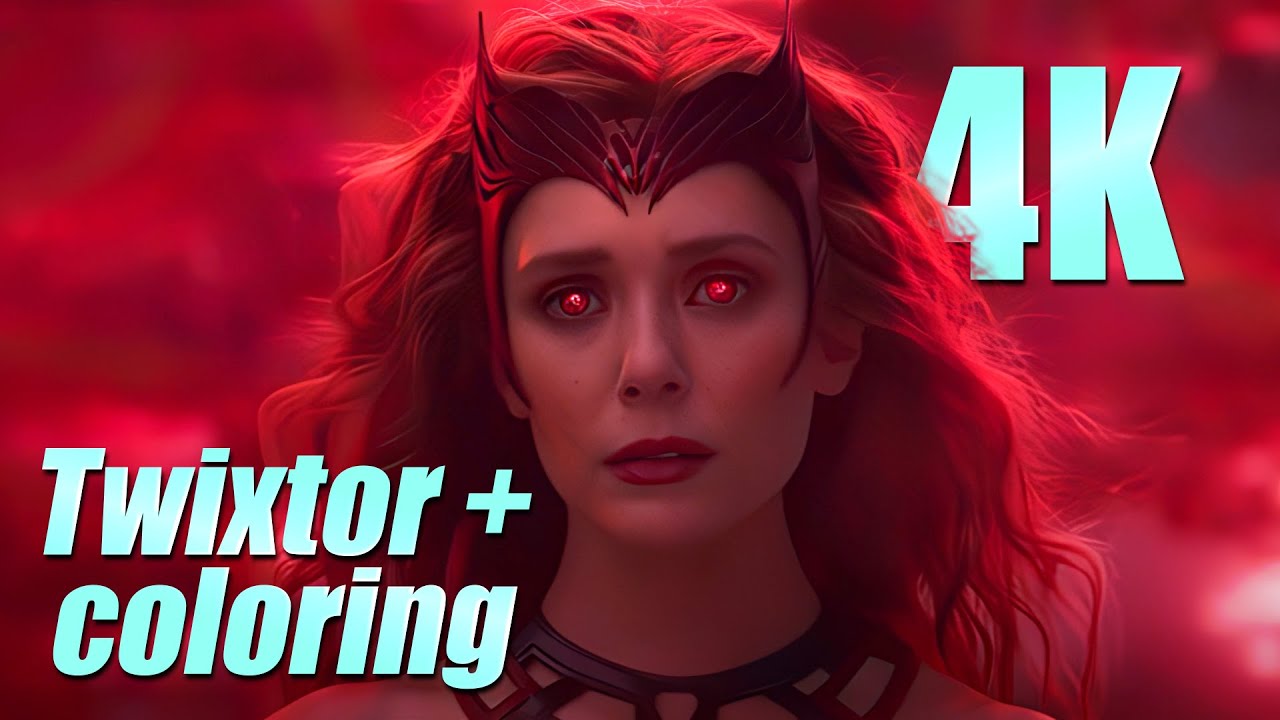 Wanda Maximoff in WandaVision 4K Twixtor Scenepack with Coloring for edits MEGA (Part 2)