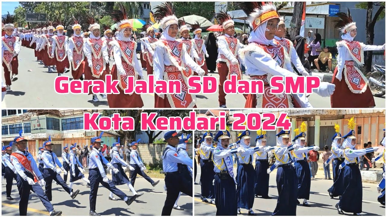Gerak Jalan SD dan SMP Kota Kendari || 14 Agustus 2024
