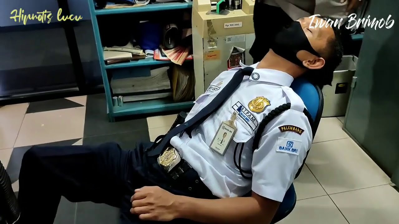 APA YG AKAN TERJADI  SATPAM DIHIPNOTIS SANGE'?..#polri #satpam_pride #satpamviral
