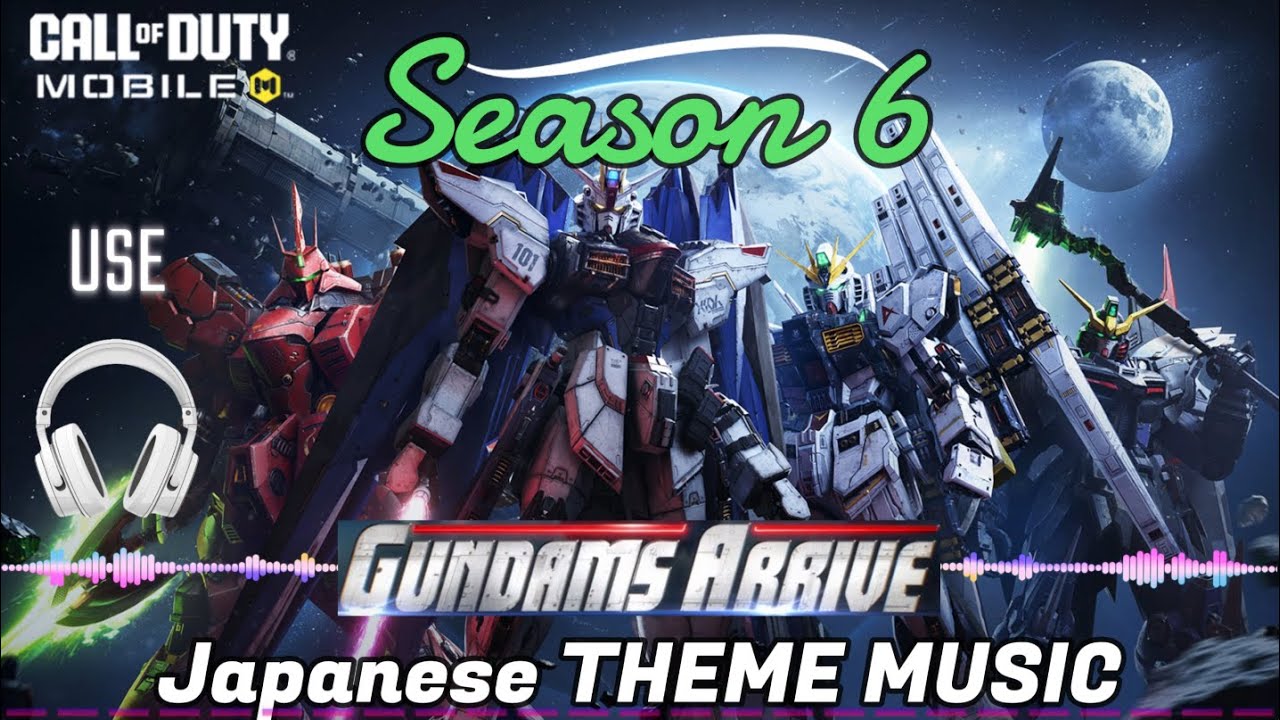 Gundams Arrive  in Season 6! 🎵 Great Homies Japanese Theme Music-BGM | Call of Duty Mobile 2025 🤖