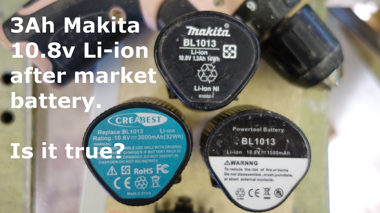 Creabest 3.0Ah Li-ion Replacement Battery for Makita 10.8V, is it real?