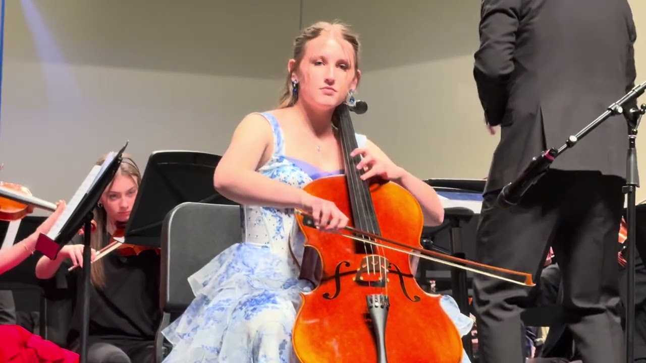 Coco plays Hungarian Rhapsody by David Popper on the cello with Corner Canyon High School 2026