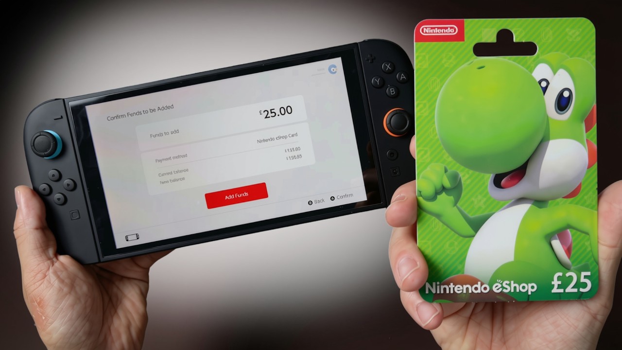 Как активировать подарочную карту eShop на Nintendo Switch 2