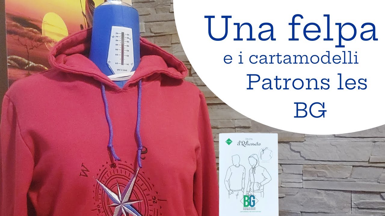 Cuciamo una felpa facilissima con i cartamodelli di Patrons Les BG