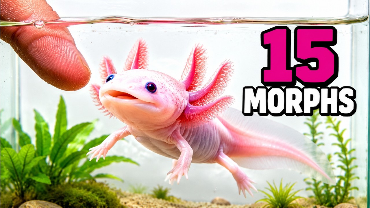 15 Types Of Axolotl Morphs you never heard about before, Buying Cost, Diet, Care Guide for Beginners