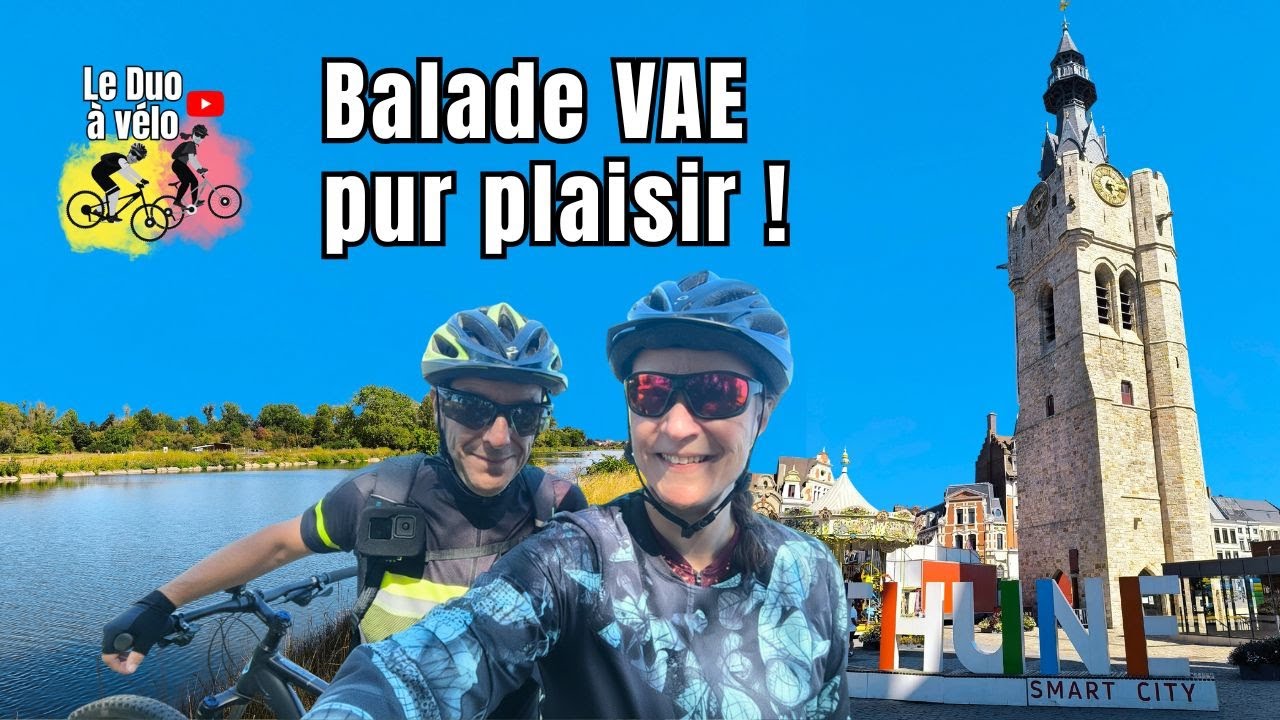 VAE Tourisme : Balade pur plaisir boucle Olhain-Béthune-Lens sur l'EuroVelo 5 et les Canaux !