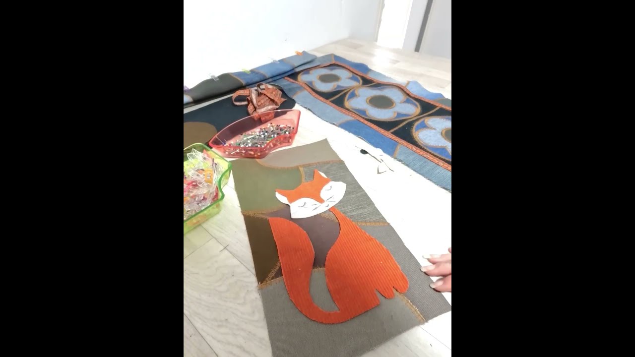 Making a Fox Denim Patch Bag