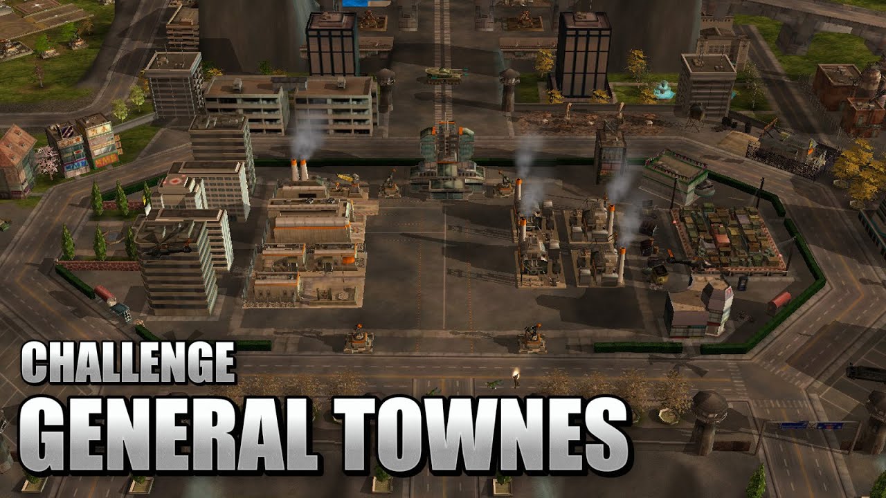 C&C Generals ZH - Chinese Army vs General Townes - Insane Difficulty