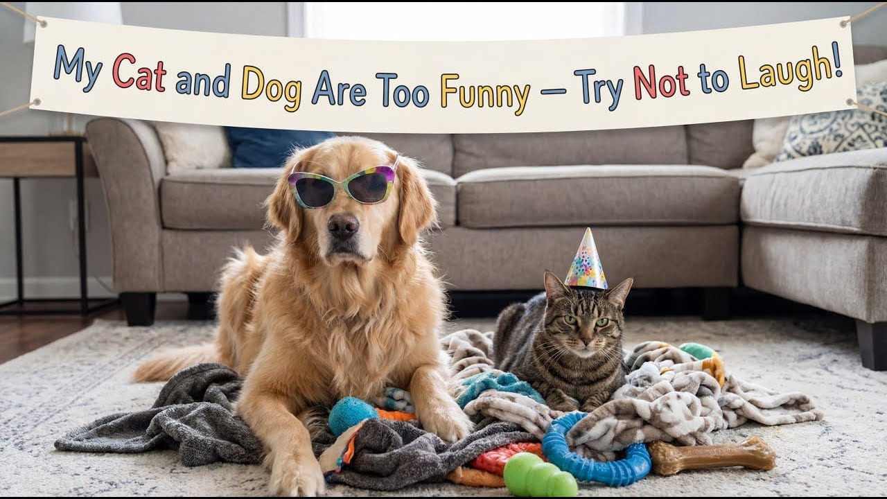 My Cat and Dog Are Too Funny — Try Not to Laugh!