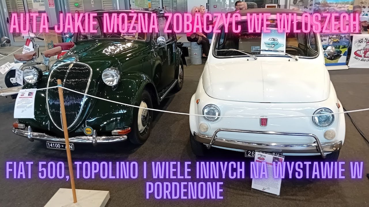 Auta jakie można zobaczyć we Włoszech cz. 3 - wystawa klasyk&oacute;w w Pordenone #zabytki #youngtimer #top