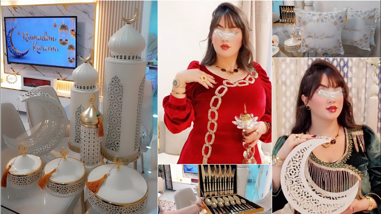 أروع مشتريات لرمضان🌙جبتلكم قنادر للعيد وسهرات رمضان بالطبع وشان 😍 موديلات جدد قلب الحبة ♥️