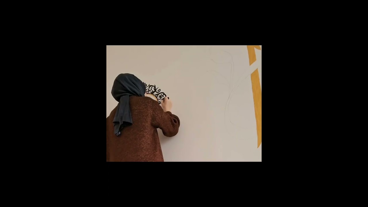 Mescitlere hat sanatı uygulaması 