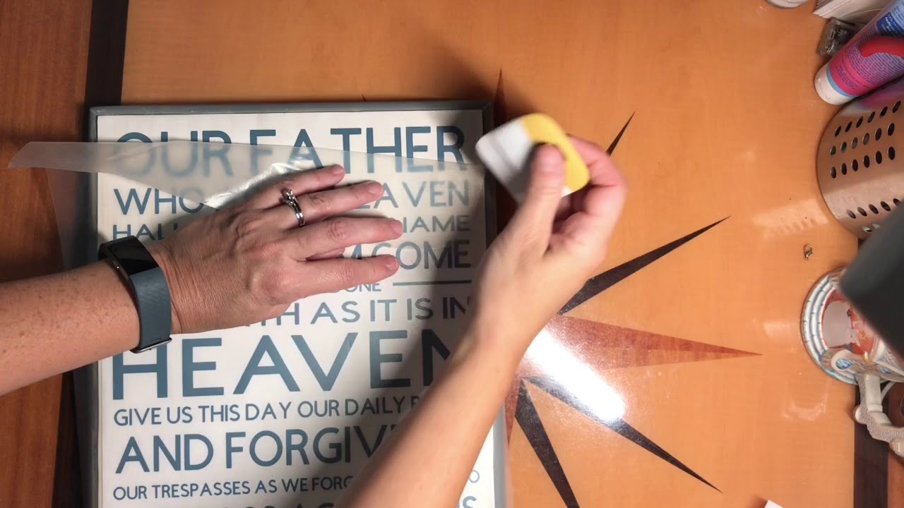 How to put Vinyl on Straight