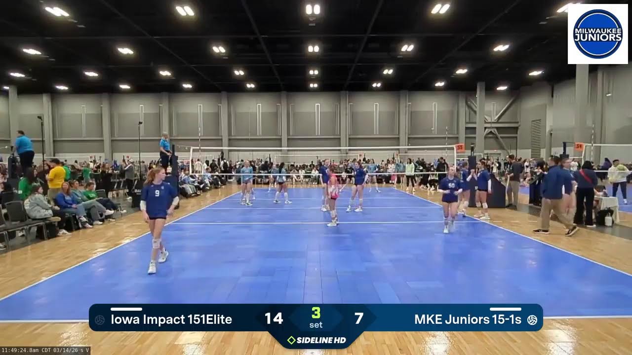 MKE Juniors 15-1s vs. Iowa Impact 151Elite (2026.03.14)